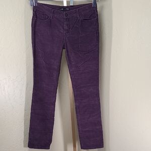 Levi's Women's Straight Leg Corduroy Jeans in Deep Purple 2009 Size 6 TALL